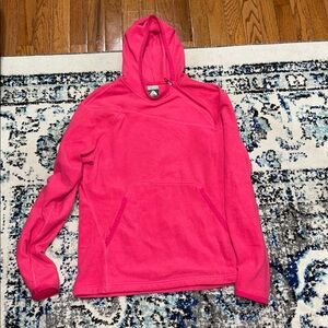Women's Vintage Y2k NIKE ACG Ninja Fleece Hooded Sweater Pink Size M